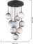 Efser 10LU Yuvarlak Avize Modern Oturma Odası Salon Sarkıt Avize 5