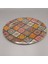 Melamin Basık Kayık Tabak Desenli 34CM (34.5X24.5X1.8CM 164GR) 1