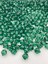100GR 10MM Zümrüt Yeşili, Yeşil Renk Küp,kübik Model Akrilik Boncuk,çanta Boncuğu (100GR,~180 Adet) 1