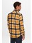 Slim Fit Hardal Ekose Oduncu Gömlek 1HC02ORTODN02 2
