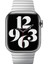 Apple Watch Tüm Modellere Uyumlu Metal Baklalı Kıstırmalı Gümüş Silver Renk 42 44 45 49 mm Kordon 3
