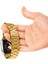 Apple Watch Tüm Modellere Uyumlu Metal Kıstırmalı Paslanmaz Çelik Gold Altın Renk 38 40 41 mm Kordon 3