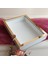 Beyaz 30X40 cm Fotoğraf Bölümsüz Yarı Gold Isimsiz Ledsiz Gül Saklama Kutusu 2