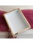 Beyaz 30X40 cm Fotoğraf Bölümsüz Yarı Gold Isimsiz Ledsiz Gül Saklama Kutusu 3