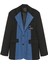 Denim Detaylı Blazer Ceket Siyah 1
