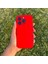 iPhone 14 Pro Uyumlu Kamera Koruyuculu Içi Kadife Lansman Mat Kırmızı Silikon Telefon Kılıfı 1