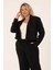 Astarlı Blazer Crop Ceket 1