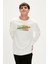 Crayon Crewneck Off-White Beyaz Erkek Sweatshirt 1