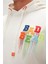 Bad Bear Rainbow Hoodie Off-White Beyaz Kapüşonlu Erkek Sweatshirt 3