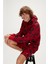 Bling Hoodie Maroon Bordo Kapüşonlu Erkek Sweatshirt 1