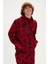 Bling Hoodie Maroon Bordo Kapüşonlu Erkek Sweatshirt 5