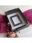 Siyah 25X35 cm Fotoğraf Bölümlü Klasik Köşe Işlemeli Isimsiz Ledsiz Gül Saklama Kutusu! Anı Çerçevesi! 2