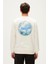 Bad Bear Re-World Recycle Marshmallow Beyaz Baskılı Erkek Sweatshirt 3