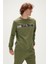 Reflect Bear Crewneck Thyme Yeşil Erkek Sweatshirt 4