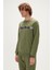 Reflect Bear Crewneck Thyme Yeşil Erkek Sweatshirt 5