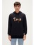 Bad Bear Royalty Hoodie Lacivert Kapüşonlu Erkek Sweatshirt 2