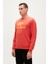 Logo Crewneck Ginger Tarçın Baskılı Erkek Sweatshirt 4