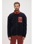 Bad Bear Ryan Plush Full-Zip Lacivert Erkek Sweatshirt 1