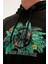 Re-Born Recycle Hoodie Siyah Kapüşonlu Erkek Sweatshirt 5