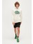 Re-Born Recycle Hoodie Marshmallow Beyaz Kapüşonlu Erkek Sweatshirt 1