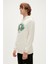 Re-Born Recycle Hoodie Marshmallow Beyaz Kapüşonlu Erkek Sweatshirt 4