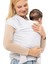 Wrap Sling - Pamuklu Esnek Bebek Taşıma Şalı - Yenidoğan Bebeklerin Ihtiyacı Olan Ten Teması ve M Pozisyonu 5