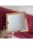 Gold Pleksi Kaplı 25X25 cm Fotoğraf Bölümsüz Isimsiz Ledsiz Gül Saklama Kutusu! Anı Çerçevesi! 1