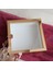 Gold Pleksi Kaplı 25X25 cm Fotoğraf Bölümsüz Isimsiz Ledsiz Gül Saklama Kutusu! Anı Çerçevesi! 2