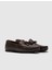 Erkek Fiyonklu Loafer Günlük Ayakkabı 447M1168 Kahve 2