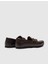 Erkek Fiyonklu Loafer Günlük Ayakkabı 447M1168 Kahve 3