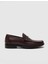 Toka Detaylı Bağcıksız Loafer Ayakkabı 466M1298 Kahve 1