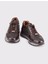 Hakiki Deri Kahverengi Bağcıklı Erkek Spor Ayakkabı 5