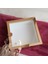 Gold Pleksi Kaplı 25X25 cm Fotoğraf Bölümsüz Isimsiz Ledli Gül Saklama Kutusu! Anı Çerçevesi! 3