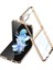 Samsung Z Flip 5 Uyumlu Renkli Kenarlı Thin Lens Çıkıntılı Kıpta Kılıf 2