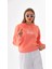 Oversize Barbie Baskılı Kapüşonlu Kalın Pamuklu Sweatshirt 3