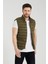 Kışlık Süet Kumaş Şık Şişme Slim Fit Kalıp Erkek Yelek 1