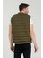 Kışlık Süet Kumaş Şık Şişme Slim Fit Kalıp Erkek Yelek 4