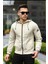 Erkek Slim Fit Kapüşonlu Yağmurluk - Su Geçirmez Dış Katman 1