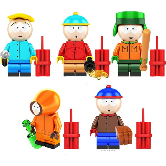 Myminitoys South Park Li Mini Fig R Set Eric Cartman Kenny Fiyat