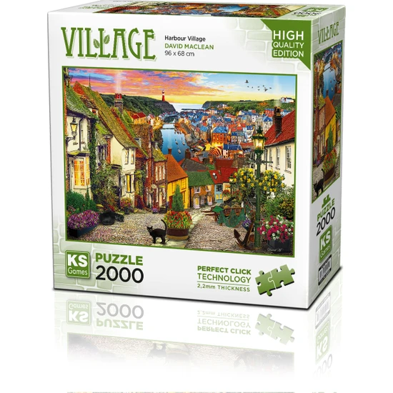 KS Games Harbour Village 2000 Parça Puzzle