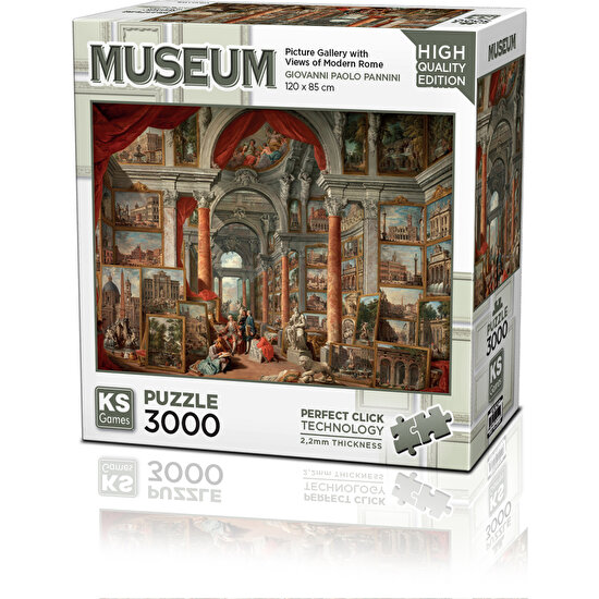 Ks Games Picture Gallery With Views Of Modern Rome 3000 Parça Puzzle