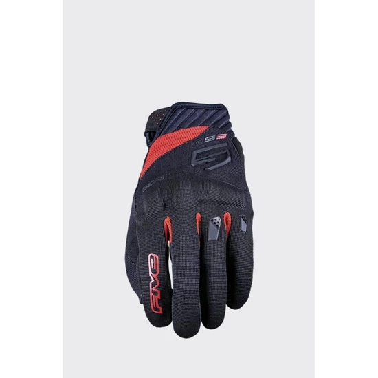 Five Fıve Gloves Rs3 Evo Siyah-Kırmızı Motosiklet Eldiven