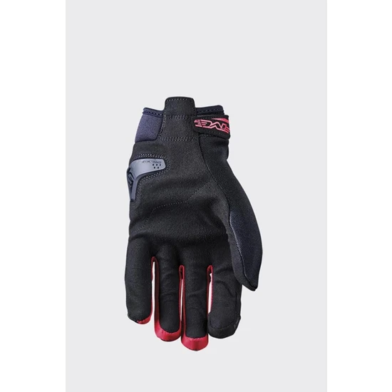 Five Fıve Gloves Globe Evo Siyah-Kırmızı Motosiklet Eldiven