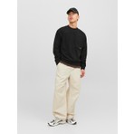 Jack & Jones Jcolab Erkek Siyah Sweatshirt 12241523-Black