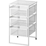 IKEA Akdeniz Lennart malzeme arabası ,cekmeceli Beyaz 30X56 cm Keson