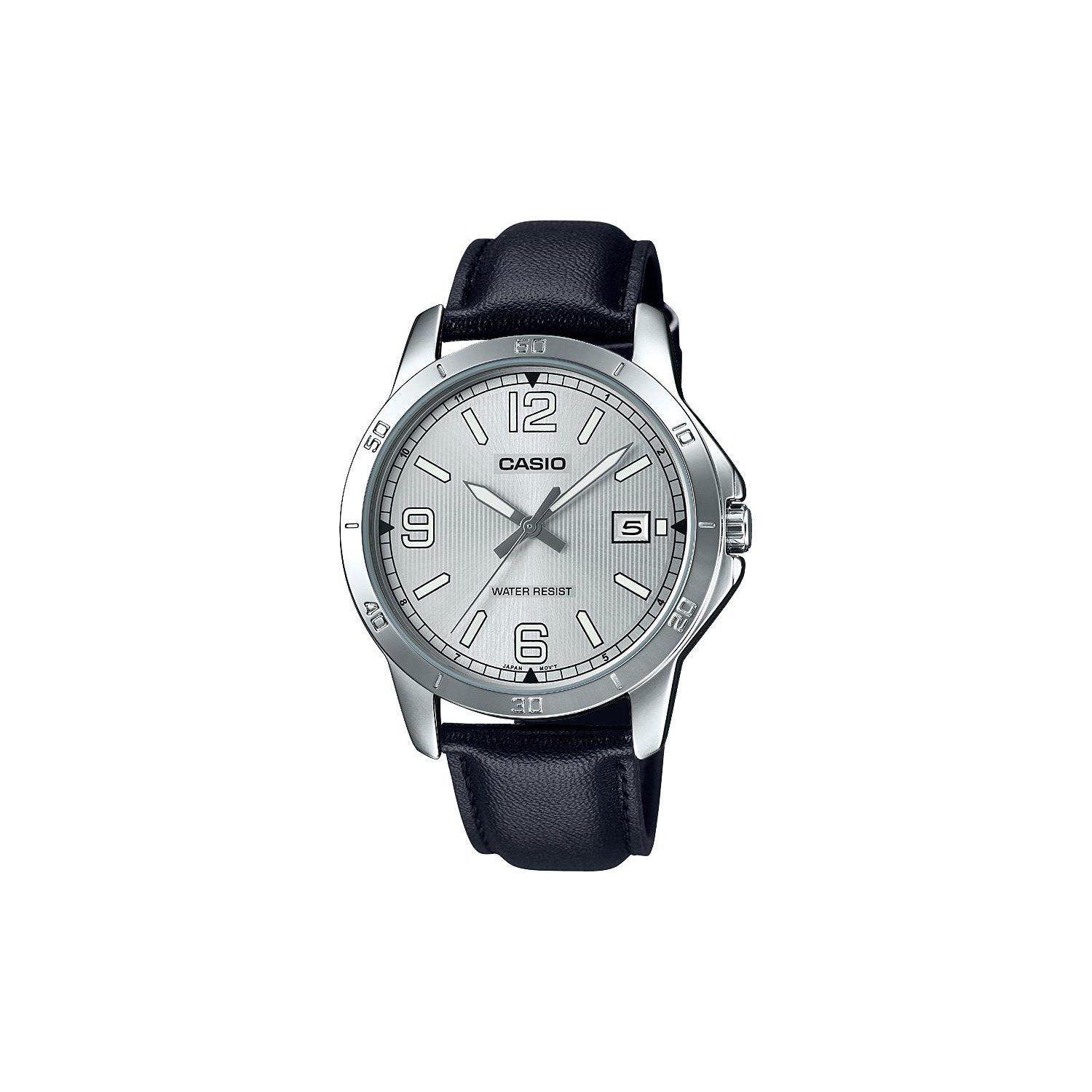 Orologio Casio Uomo MTP-V004D-7CUDF, Quadrante Bianco, Cinturino In Acciaio, Quarzo Giapponese