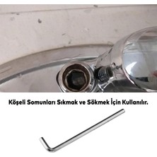 Badem10 Eltos Allen Alyan Anahtar 2.5 mm Altıgen Vida Somun Sıkma Sökme ECA0025