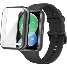Nezih Case Huawei Band 8 Uyumlu A+ Kalite Yumuşak Kasa ve Ekran Koruyucu