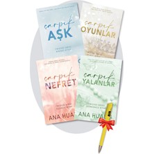 Twisted Serisi Çarpık Aşk, Oyunlar, Nefret, Yalanlar 4 Kitap Seti - Ana Huang + Alfa Kalem - Martı - Ana Huang