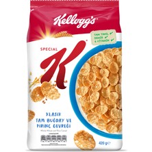 Kellogg's Special K Klasik Kahvaltılık Tam Buğday ve Pirinç Gevreği 420 Gr; Tam Tahıllı; Lif Kaynağı